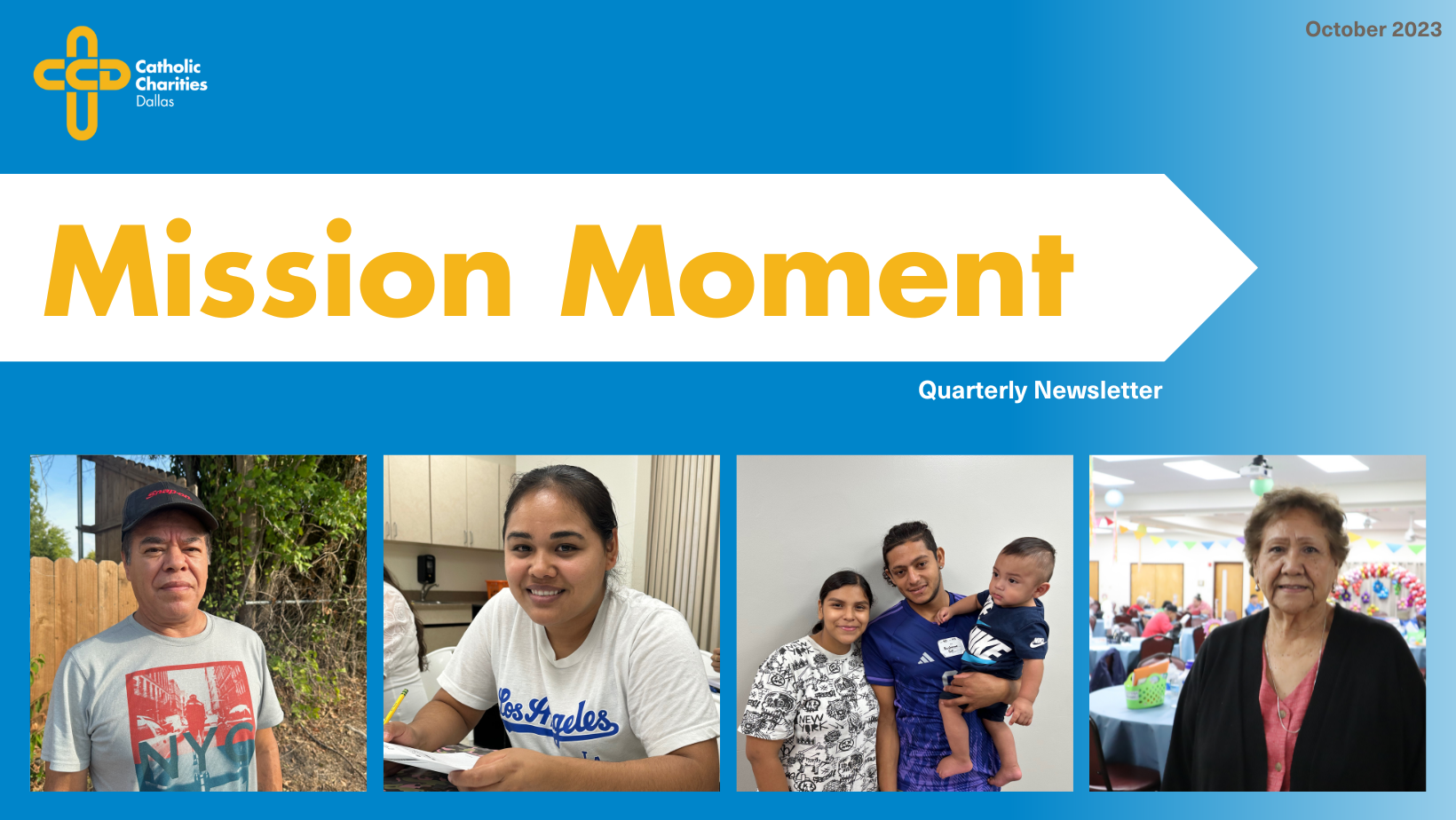 Mission Moment Header October