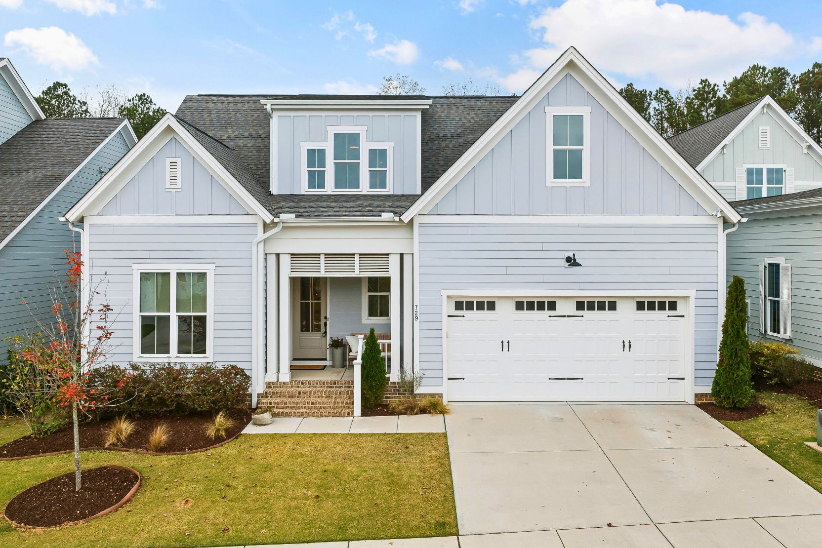 house on a day with mild weather