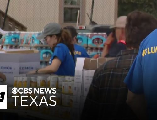 CBS News Highlights Catholic Charities Dallas Food Drive for Airport Workers